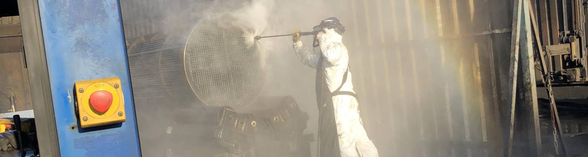 Ipari felület tisztítások vízsugárral és szórással